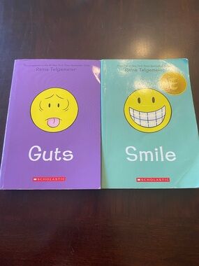 Scholastic Purple & Teal Paperback Graphic Novel Duo